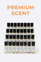 Wholesale 1oz. Uncut scented roll on body oil 36 pcs with plastic Free display