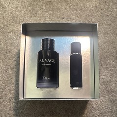 Dior Sauvage Eau de Parfum 3.4 fl oz Set w/ Travel Spray 2-Piece