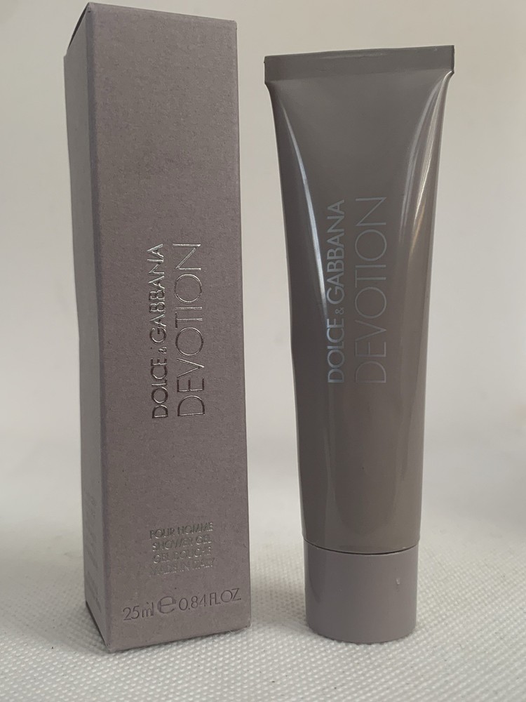 Dolce & Gabbana DEVOTION Shower Gel for Men 0.84 fl oz/25ml SEALED TUBE Travel