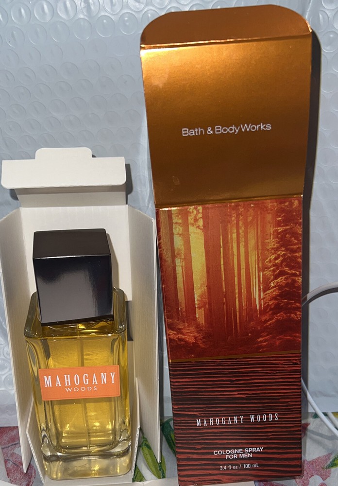 Mahogany Woods by Bath & Body Works Mens Cologne Spray 100ml NIB, Discontinued