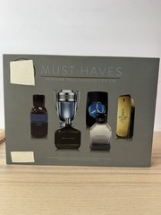 7 Piece MUST HAVES DISCOVERY FRAGRANCE SAMPLER SET FOR HIM