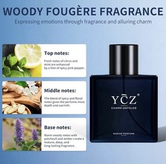 YCZ Charm Unfolds Marine Cologne/Perfume for Men – 1.7 fl oz (50ml) Natural
