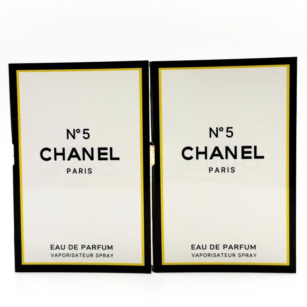 2 Pcs Chanel N°5 Eau de Parfum Sample Spray 1.5ml / 0.05oz🔥