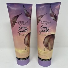 VICTORIA’S SECRET Love Spell Golden Fragrance Lotion New/Sealed 8 Fl Oz Lot of 2