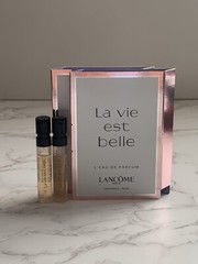 2x Lancome La Vie Est Belle L’eau de Parfum Sample Size 1.2 ml/0.04 oz New