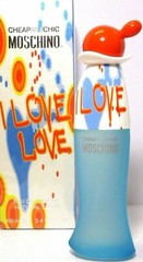MOSCHINO CHEAP&CHIC I LOVE LOVE Eau De Toilette Spray 3.4 Oz / 100 ml BRAND NEW!
