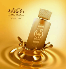 Nabeel Gold 24k For Men. 3.4oz.E$DP.NIB & SEALED