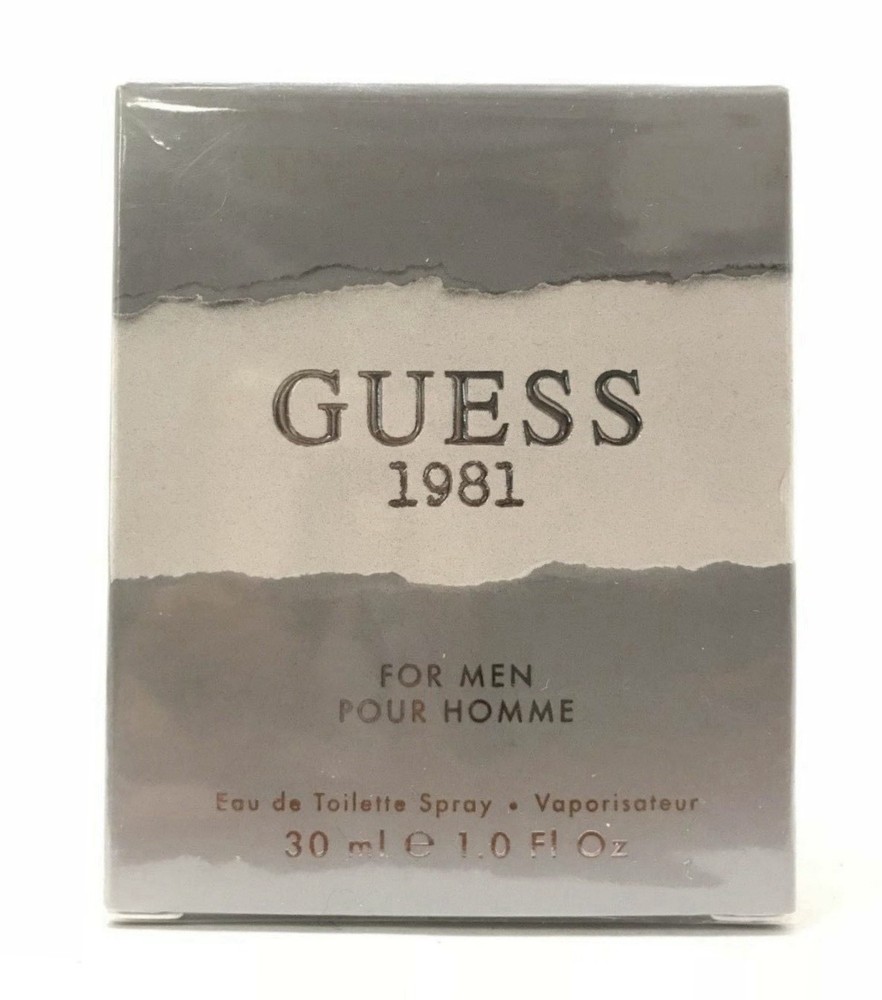 Guess 1981 Men Homme Eau De Toilette 30ml 1.0 FL. OZ SEALED NEW