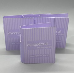 LOT OF 4 EXCEPTIONAL BECAUSE YOU ARE EDP SAMPLE 1 ml / 0.034 oz BUY BULK *READ*