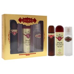Cuba Royal by Cuba 3 Piece Gift Set for Men 1 Count (Pack of 1)