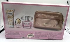 Versace Bright Crystal Women 3-Piece Gift Set for Women Red Pomegranate EDT NEW