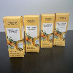 Personal Care Brazilian Orange Roll-On Perfume Oil 0.33 oz Each 4pk New