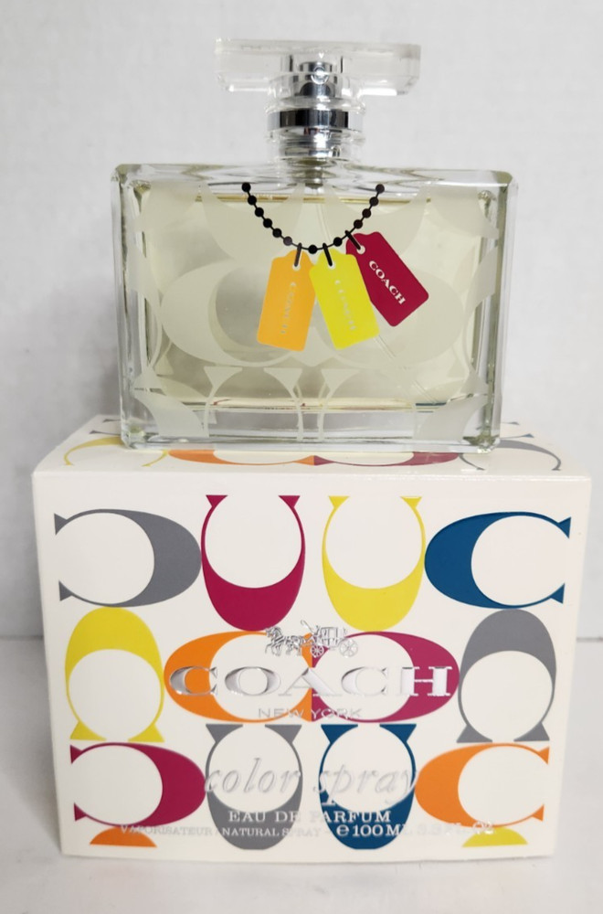 NIB Coach New York Color Spray Eau De Parfum Spray 3.3 fl oz NEW RARE