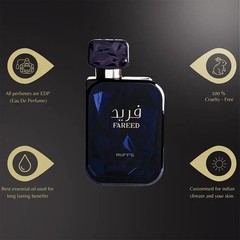 Riiffs Fareed Perfume For Unisex Perfume Long Lasting Eau de Parfum Luxury Spray