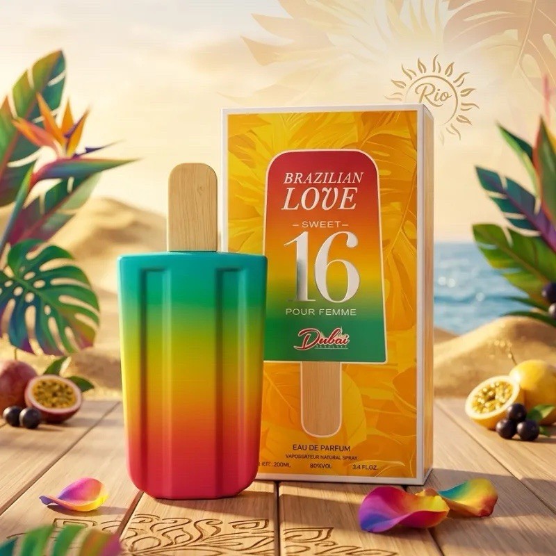 Rio Brazilian Love Sweet 16 Pour Femme Eau de Parfum Spray 3.4 fl oz