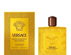Versace Eros Energy Mens Cologne 3.4 oz EDP Gift Birthday Fresh Citrus Scent New