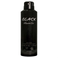 Black by Kenneth Cole 6 oz All Over Body Spray for Men New In Can