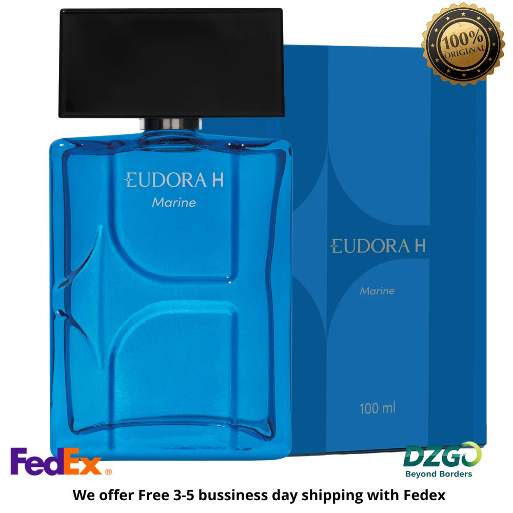 Eudora H Marine Cologne 100ml 3.4oz – Men’s Aquatic Fougère Fresh Melon Notes
