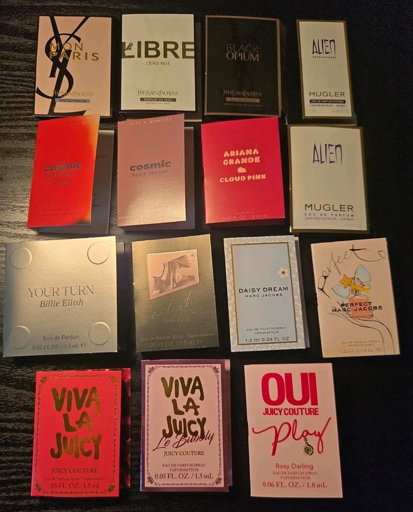 15 Pc Woman’s Fragrance Sampler Set High End As Shown No Duplicates Free Ship
