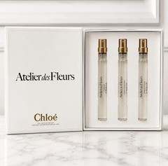 Chloe Atelier des Fleurs 3x10ml EDP Travel Spray Set Cedrus Magnolia Jasminum