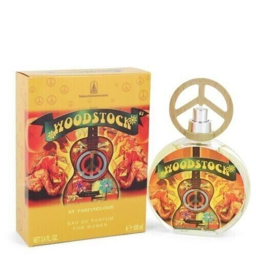 6 pack Rock & Roll Icon Woodstock 69 Perfume 3.4 oz EDP Spray for Women