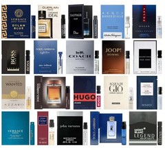 Men’s perfume sampler set – Designer perfume sample Lot x 10 assorted vials