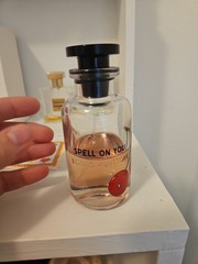 cherry refillable Louis Vuitton Spell on you 3.4oz Parfum bottle Takashi Murakam
