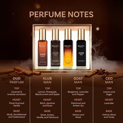Bella Vita Luxury Men’s Perfume Gift Set | 4 x 20ml | Long Lasting