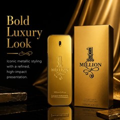 Men’s Luxury Gold Bar Fragrance 100ml – Fresh Spicy Scent
