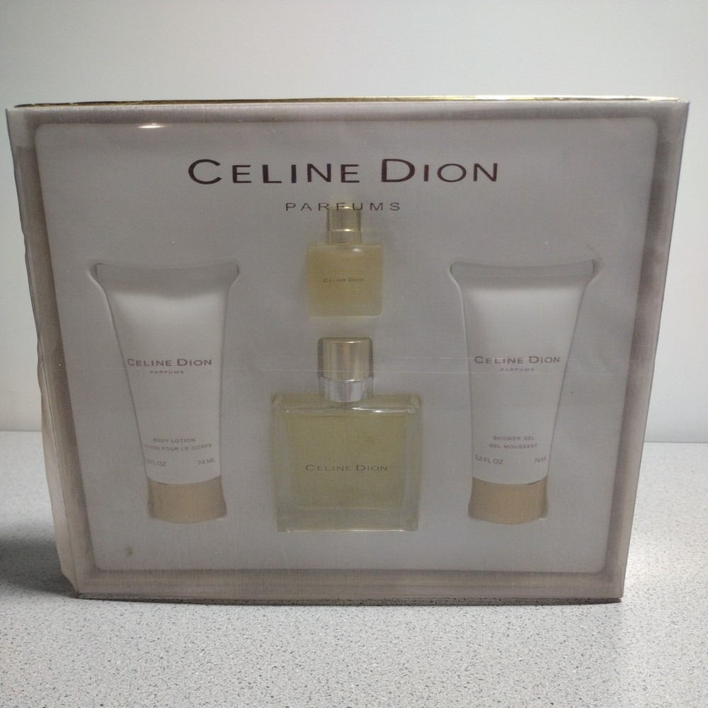 Celine Dion Parfums 4 pc Gift Set New Rare Discontinued