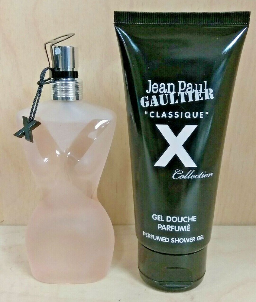 Jean Paul Gaultier Classique “X” Set 1.7oz edt sp+3.3oz Sh/Gel**RARE** COLLECT