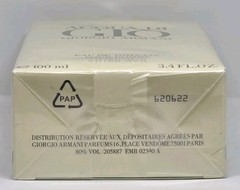 Aqua Di Gio Giorgio Armani Eau De Toilette Spray 3.4 Oz 100 mL New in Box Sealed