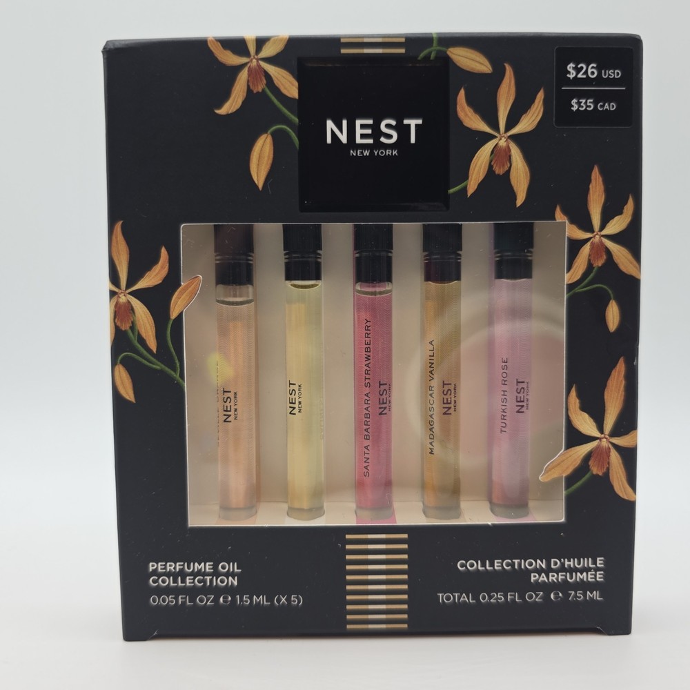 NEST New York Mini Perfume Oil Discovery Set 0.25 fl oz Total NIB Fast Shipping