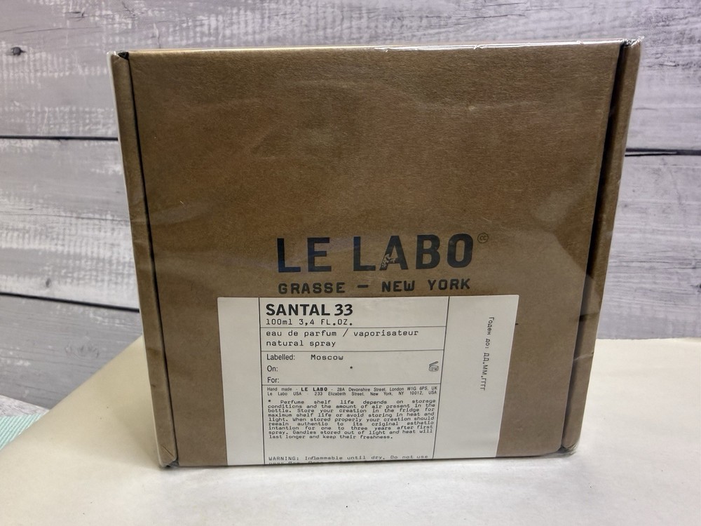 Le Labo Santal 33 3.4 Oz / 100 ML Unisex Eau de Parfum spray New In Box