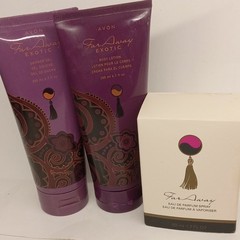 FAR AWAY: Eau De Parfum 1.7 Fl Oz,Moisturizing Lotion & Shower Gel at 6.7 Fl Oz