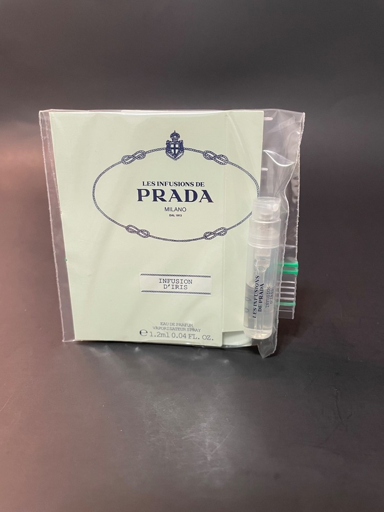 PRADA “LES INFUSIONS D’ IRIS” WOMENS : EAU DE PARFUM SAMPLE NEW Vial