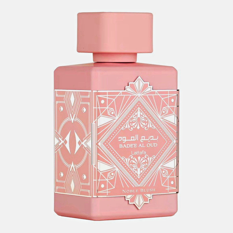 Lattafa Badee Al Oud Noble Blush Perfume Spray, 3.4 fl oz Regular Size