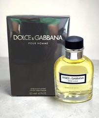 Dolce & Gabbana Pour Homme After Shave 4.2 oz / 125ml Made in Italy Vintage Rare