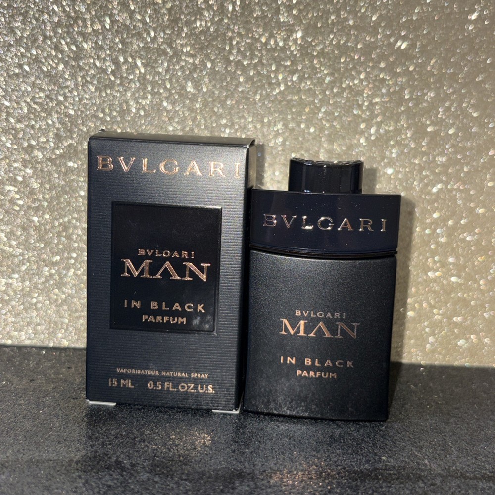 BVLGARI MAN IN BLACK PARFUM 15 ML 0.5 FL OZ SPRAY