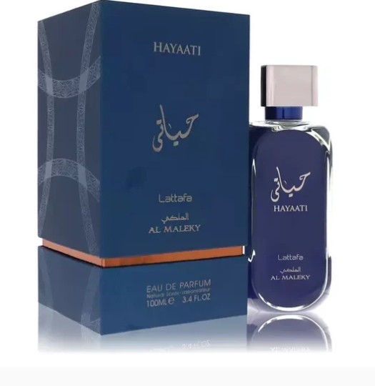 Lattafa Hayati Blue Eau De Parfum for Men 100ml / 3.4 fl oz Fresh Woody Aromatic