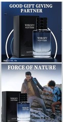Eau de Toilette Pheromone Cologne for Men, Citrus Fresh and Lasting Spray Perfum