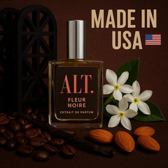 Fleur Noire – Inspired by Black Opium Perfume for Women, Extrait De Parfum, Long
