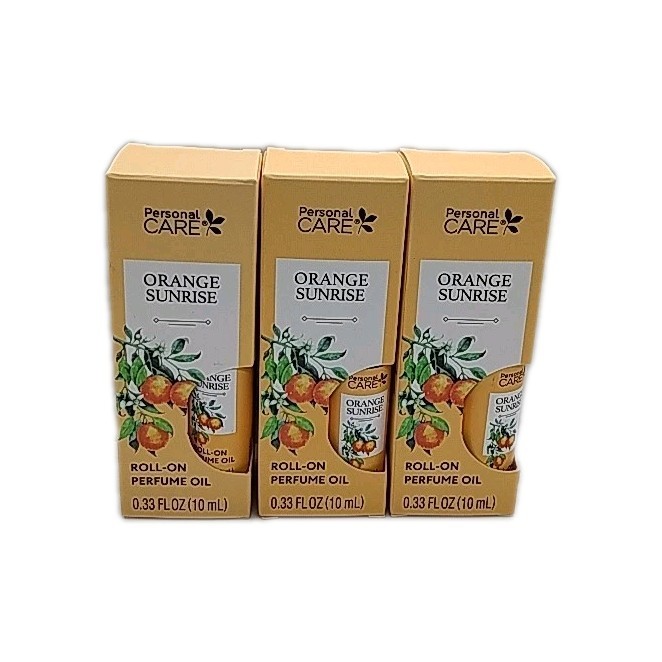 Personal Care Orange Sunrise Roll-On Perfume Oil 0.33 oz (Set Of 3)