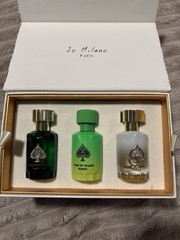 Jo Milano Game of Spades Perfume Spray Set 3x30ml 5x10ml Citrus auth T5-1