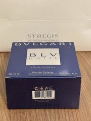 Bvlgari BLV Notte Pour Homme EDT 1.7 fl oz / 50 ml NIB Sealed Discontinued Rare