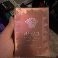 Versace Eros Najim Pour Homme Parfum Spray, Regular Size 3.4 fl oz