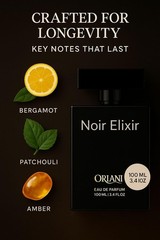 ORLANI Noir Elixir 3.4 Oz Extrait De Perfume (EDP) for Fl (Pack of 1)