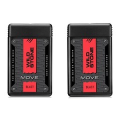 2X Wild Stone Move Pocket Perfume Blast 18ml, Long lasting, Attractive Smell