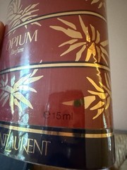 Vintage YSL Opium Pure Parfum 15ml 0.5oz 1970s SEALED Original Formula Inro