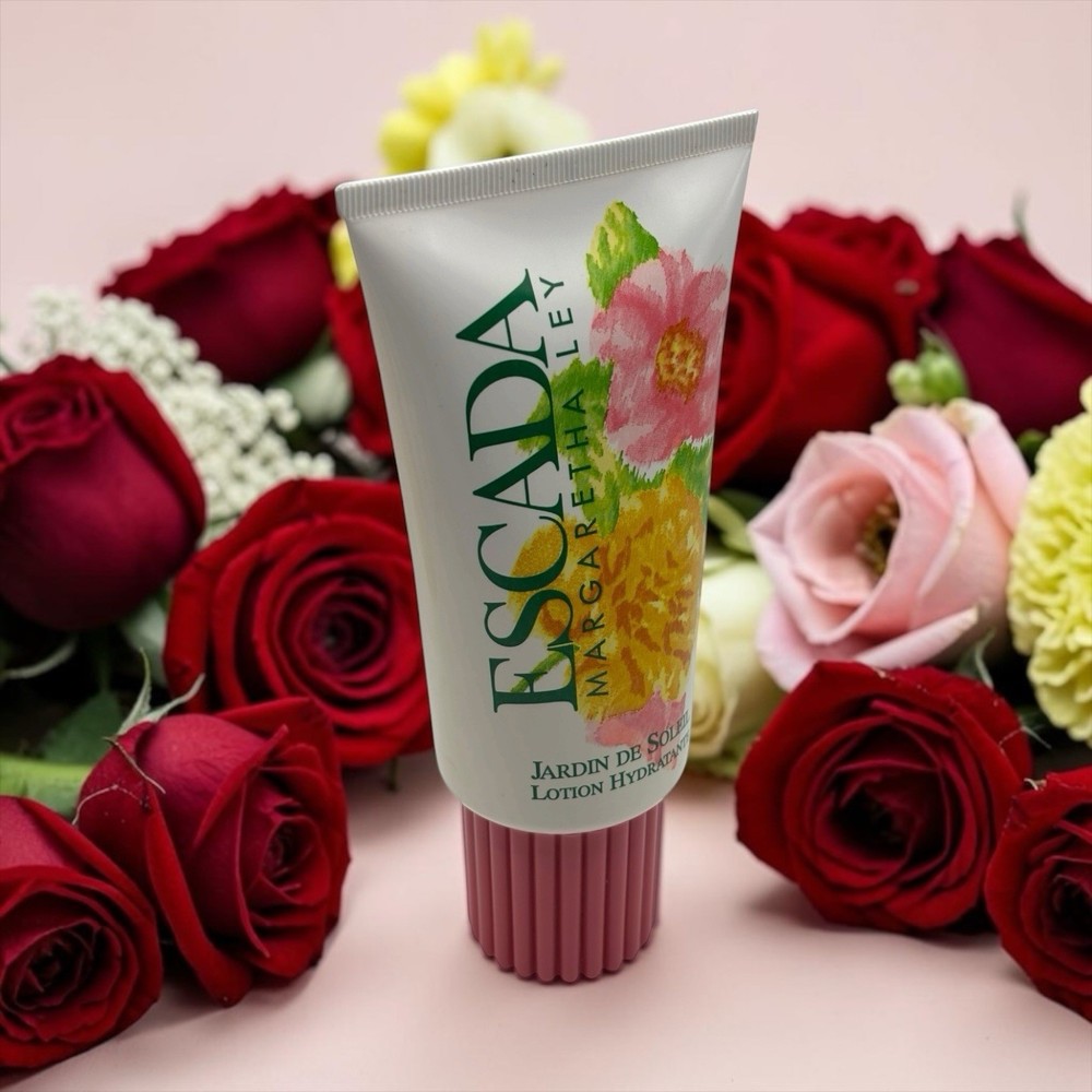 Escada Margaretha Ley Jardin De Soleil Hydrating Body Lotion 5.1 fl oz RARE Vtg